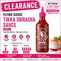 Flying Goose Tikka Sriracha Sauce 455ml – Past Best Before Clearance